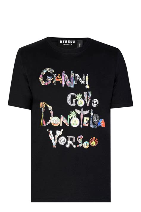 versace black tshirt|gianni Versace t shirt.